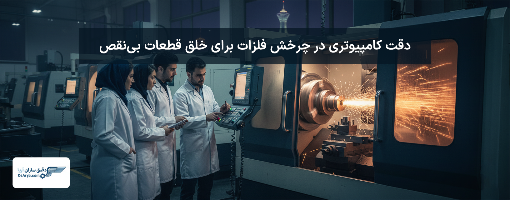 خدمات تراش CNC در تهران