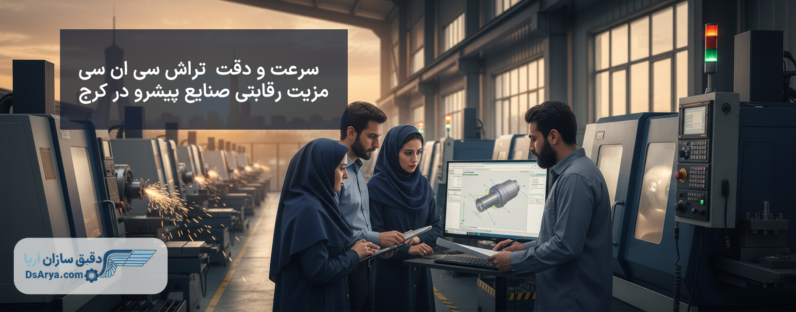 خدمات تراش CNC در کرج