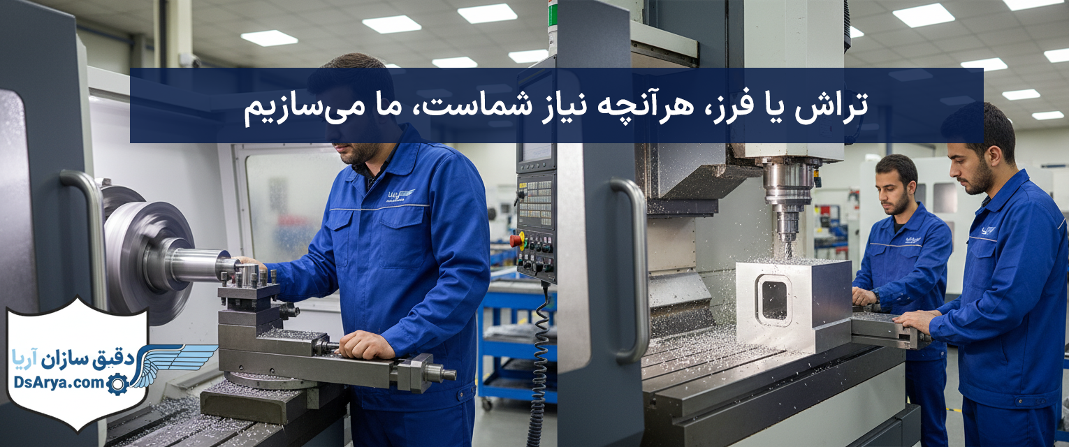 خدمات ماشینکاری تراش CNC