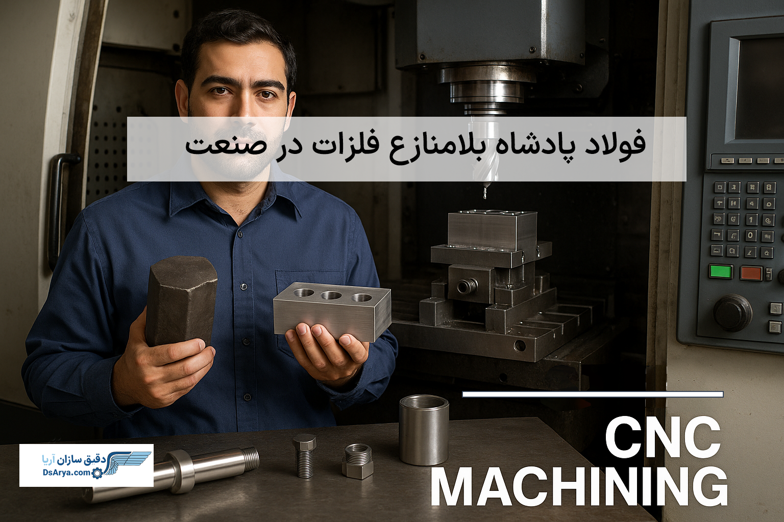 خدمات فرز CNC فولاد