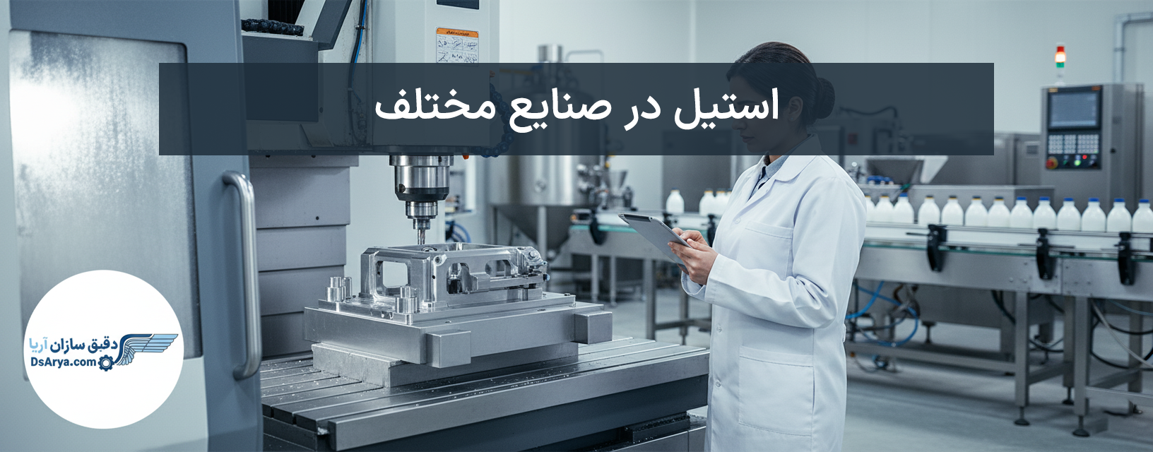 خدمات فرز CNC استیل
