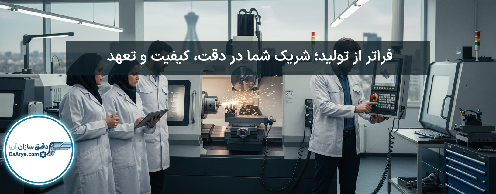 خدمات تراش CNC در تهران