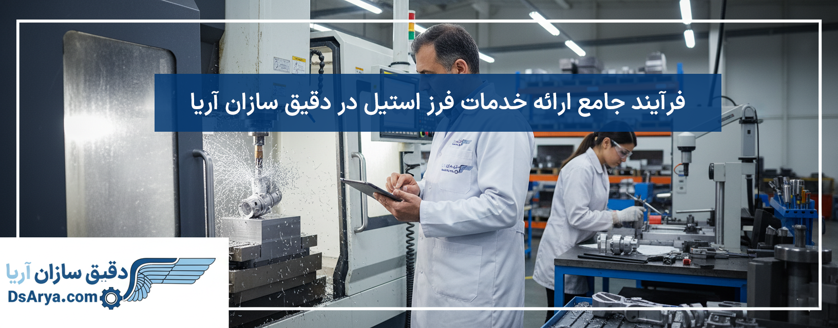 خدمات فرز CNC استیل