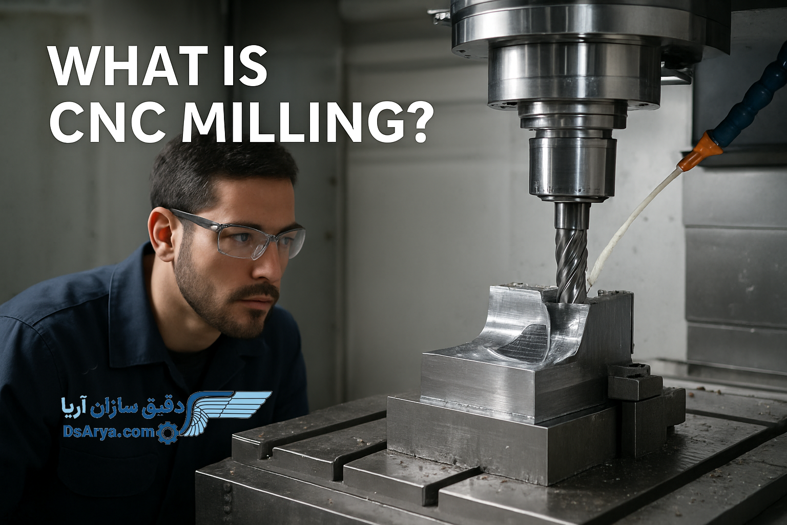 خدمات فرز CNC فولاد