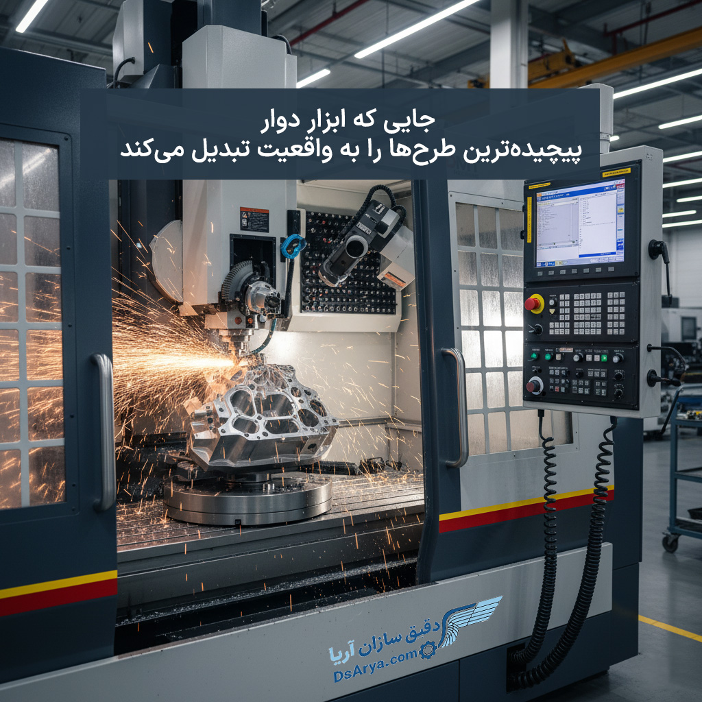 خدمات تراش و فرز CNC