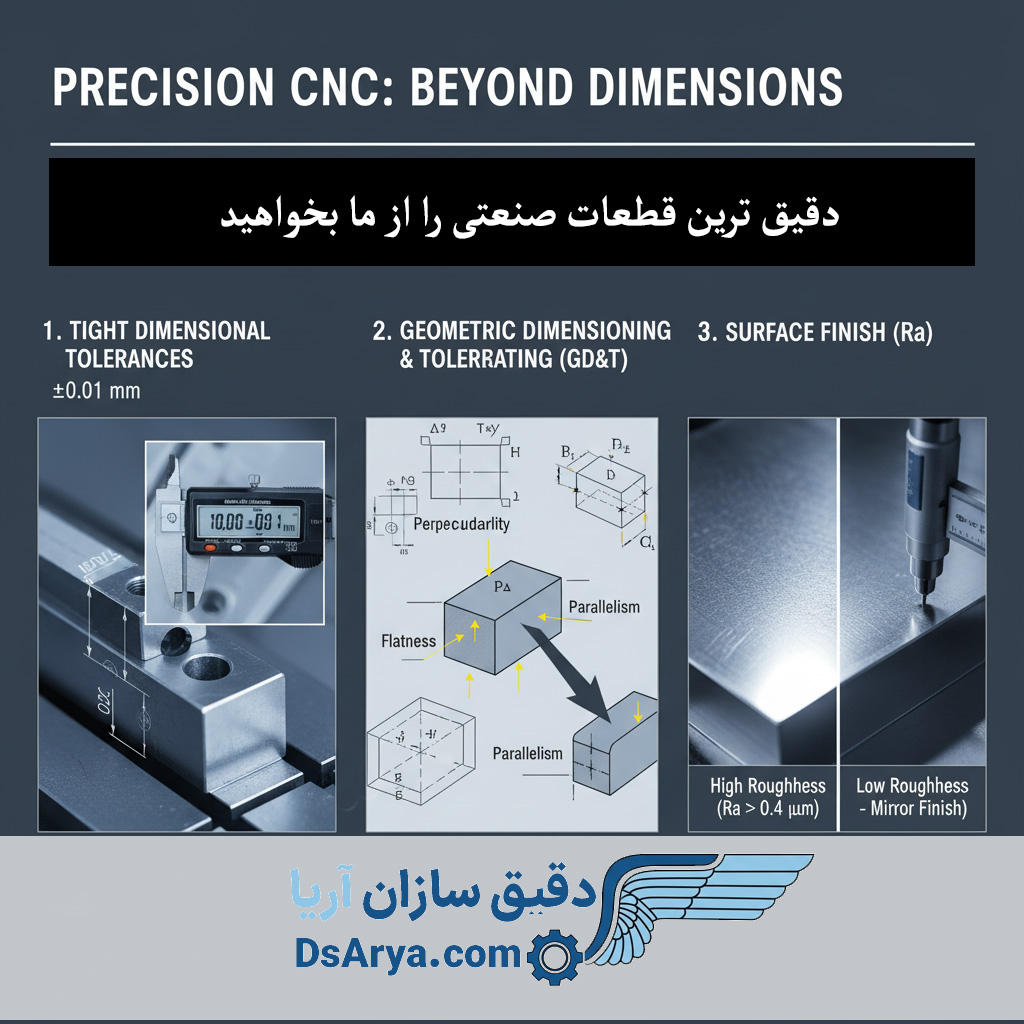خدمات فرز CNC دقیق